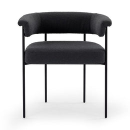 Carrie Dining Chair - Fiqa Boucle Slate by Four Hands