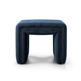 Augustine Ottoman-21"-Sapphire Navy by Four Hands