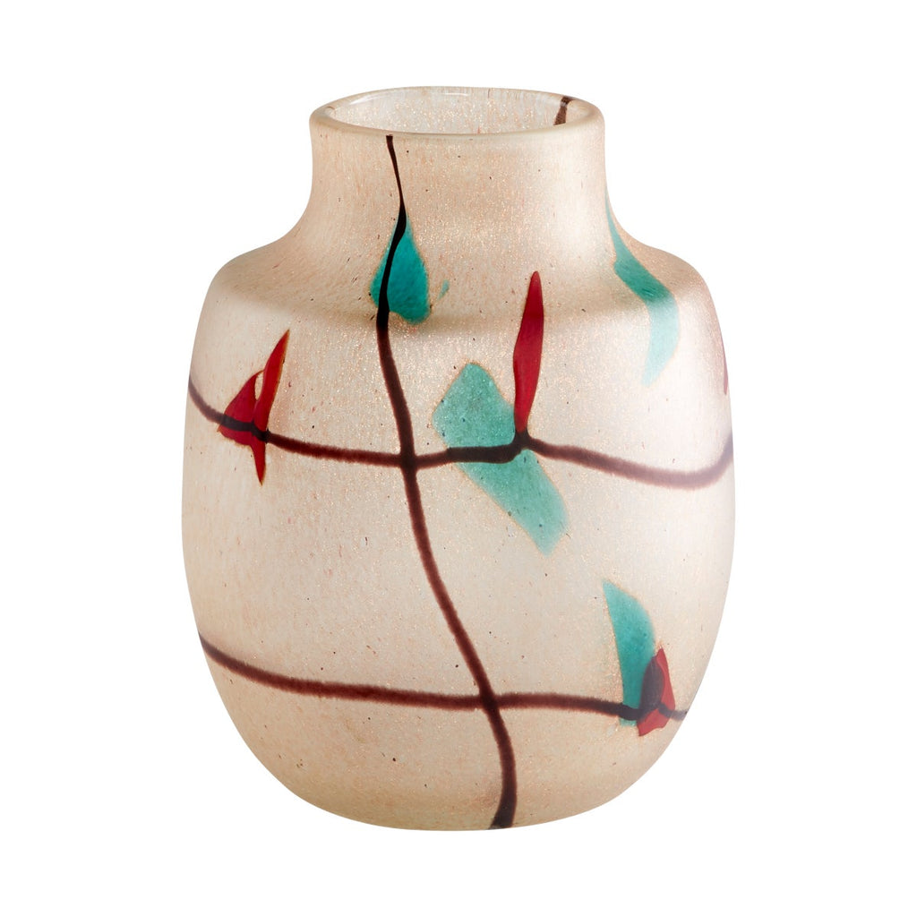 Cuzco Vase, Amber -Small