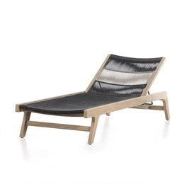 Julian Outdoor Chaise-Washed Brown by Four Hands
