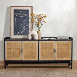 Caprice Sideboard-Black Wash Mango by Four Hands