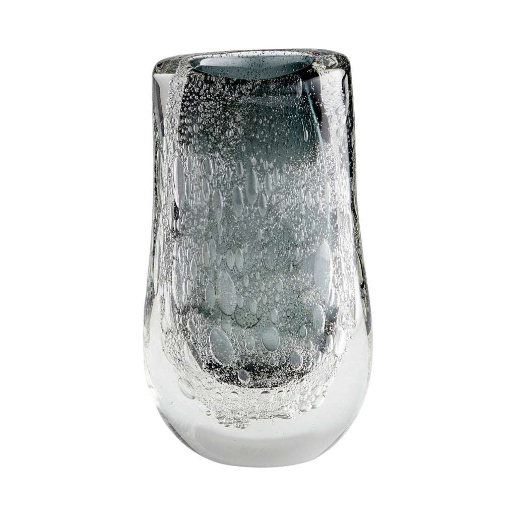 Viceroy Vase, Grey & Clear