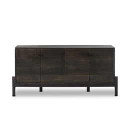 Reza Sideboard-Worn Black Parawood by Four Hands