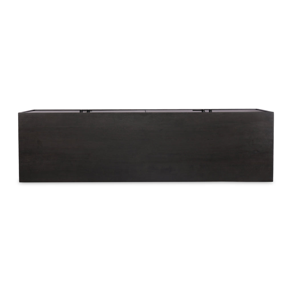 Reza Sideboard-Worn Black Parawood by Four Hands