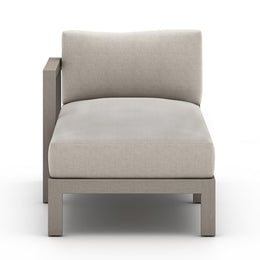 Sonoma Outdoor Left Arm Facing Chaise Piece-Grey/Stone