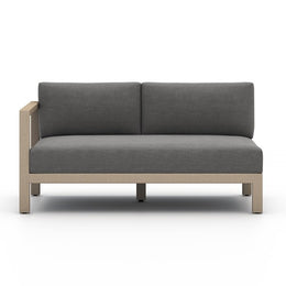 Sonoma Outdoor Right Arm Facing Sofa Piece-Brown/Charcoal