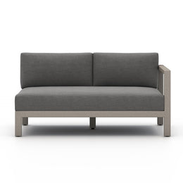 Sonoma Outdoor Right Arm Facing Sofa Piece-Grey/Charcoal