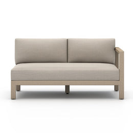 Sonoma Outdoor Right Arm Facing Sofa Piece-Brown/Sand