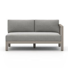 Sonoma Outdoor Right Arm Facing Sofa Piece-Grey/Faye Ash