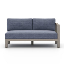 Sonoma Outdoor Right Arm Facing Sofa Piece-Grey/Navy