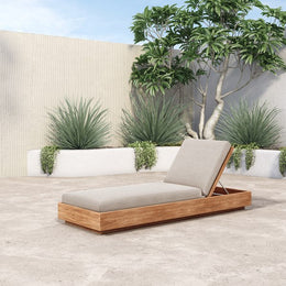 Kinta Outdoor Chaise in Sand by Four Hands