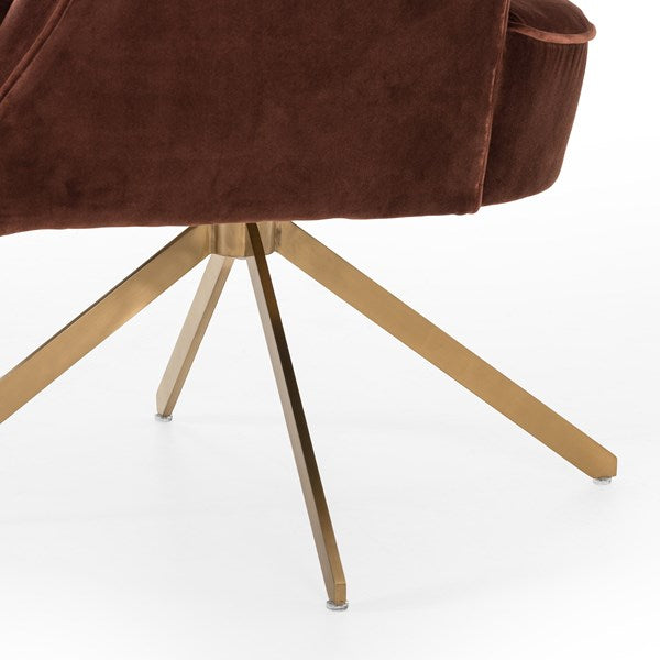 Adara Desk Chair-Surrey Auburn by Four Hands