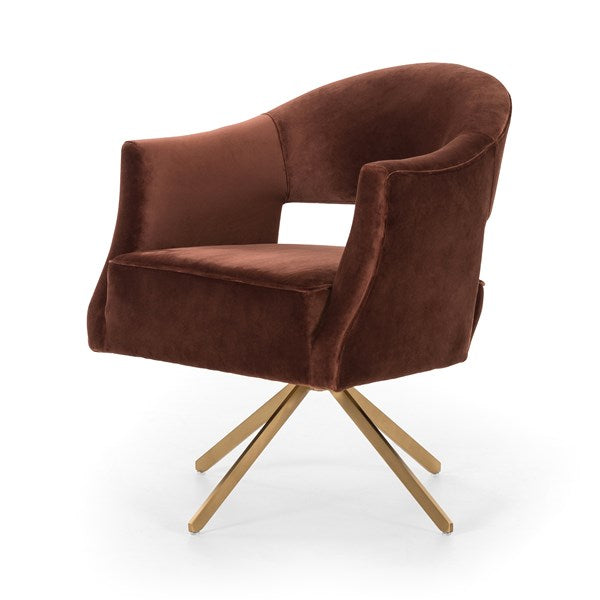 Adara Desk Chair-Surrey Auburn by Four Hands