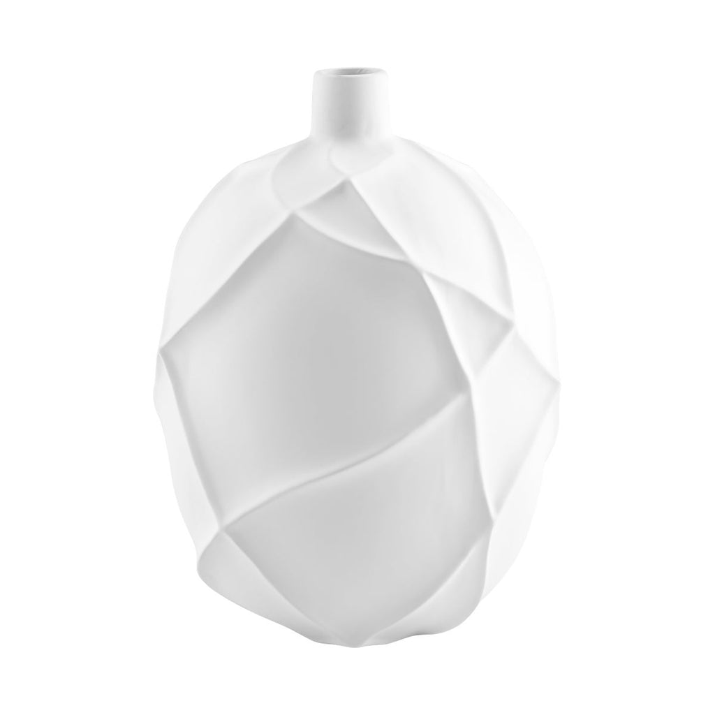 Pedregal Vase, White