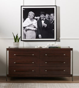 Jordan 6 Drawer Dresser-Warm Brown