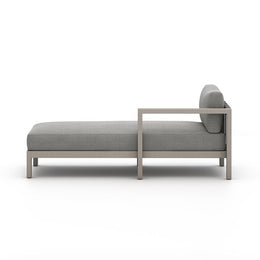 Sonoma Outdoor Right Arm Facing Chaise Piece-Grey/Ash