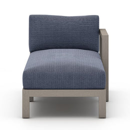 Sonoma Outdoor Right Arm Facing Chaise Piece-Grey/Navy