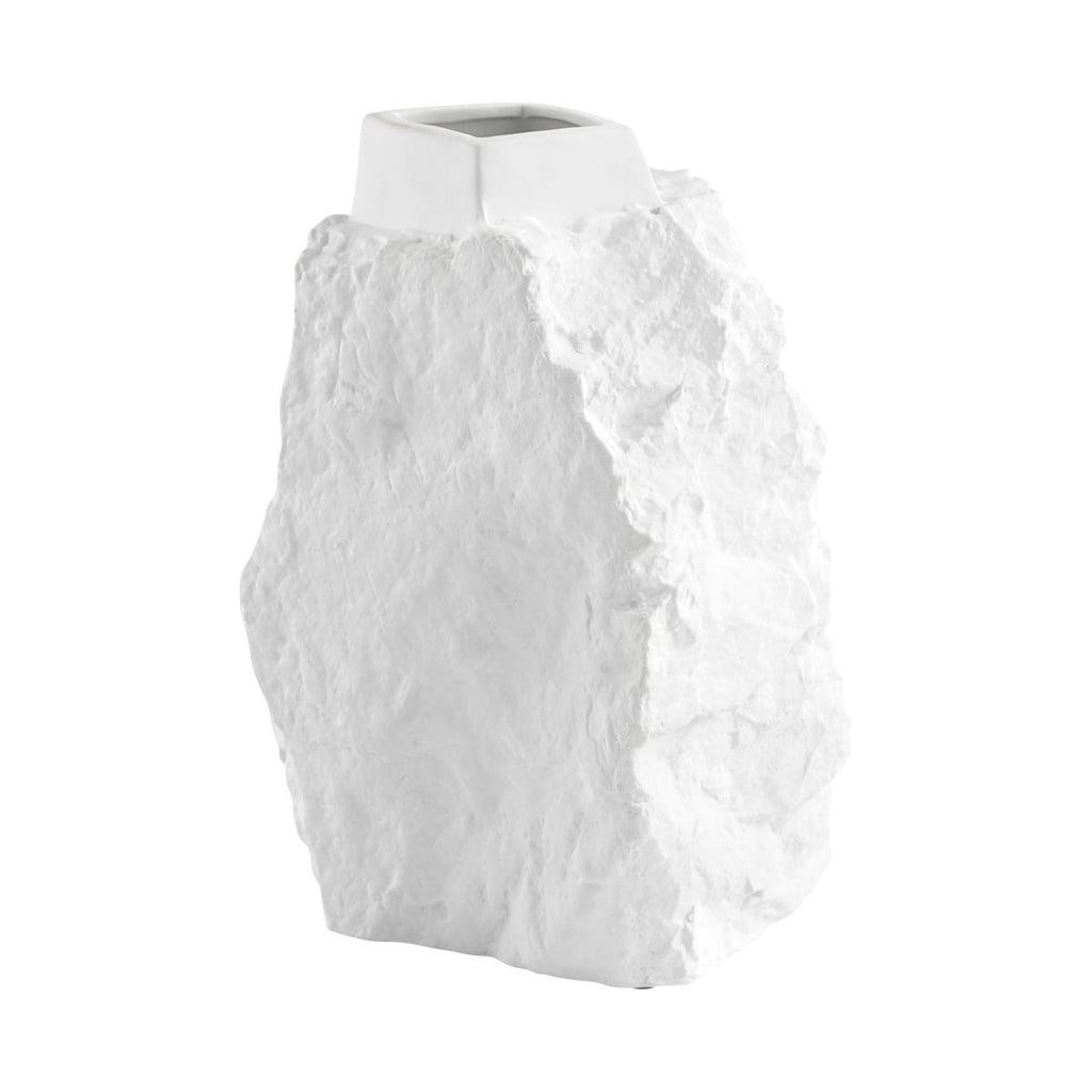 Piedra Vase, White