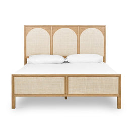 Allegra Bed-Natural Cane-King by Four Hands