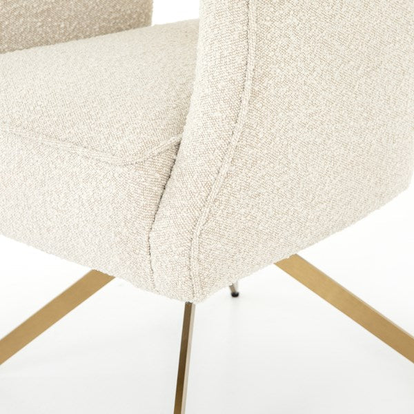 Adara Desk Chair-Knoll Natural by Four Hands