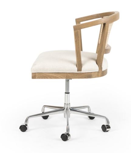 Alexa Desk Chair-Light Honey Oak by Four Hands