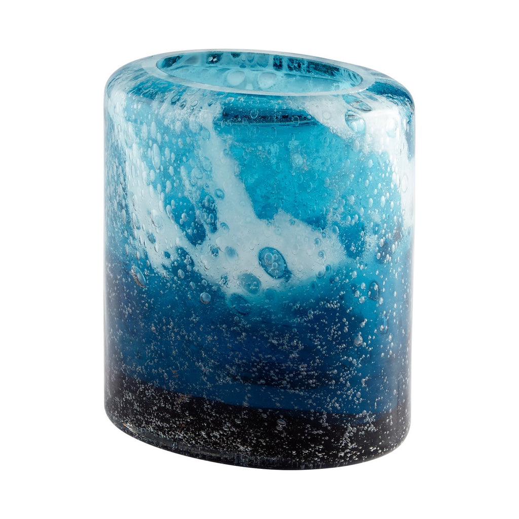 Spruzzo Vase, Blue - Small