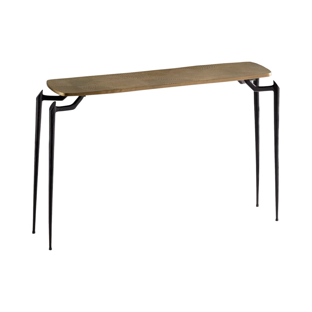 Tarsal Table, Gold & Black