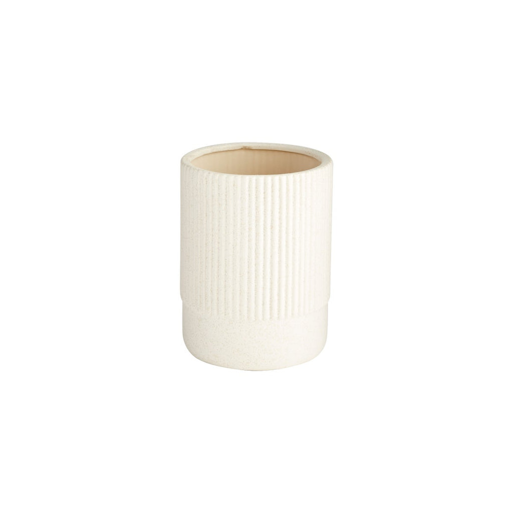 Harmonica Vase, White-Small