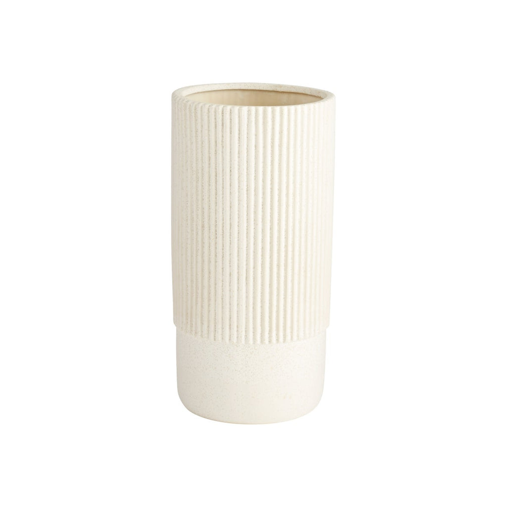 Harmonica Vase, White-Large