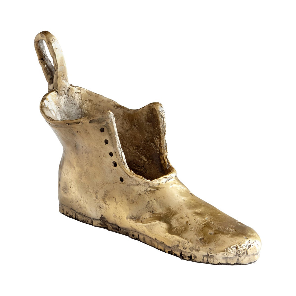 Shoe Token, Aged Brass