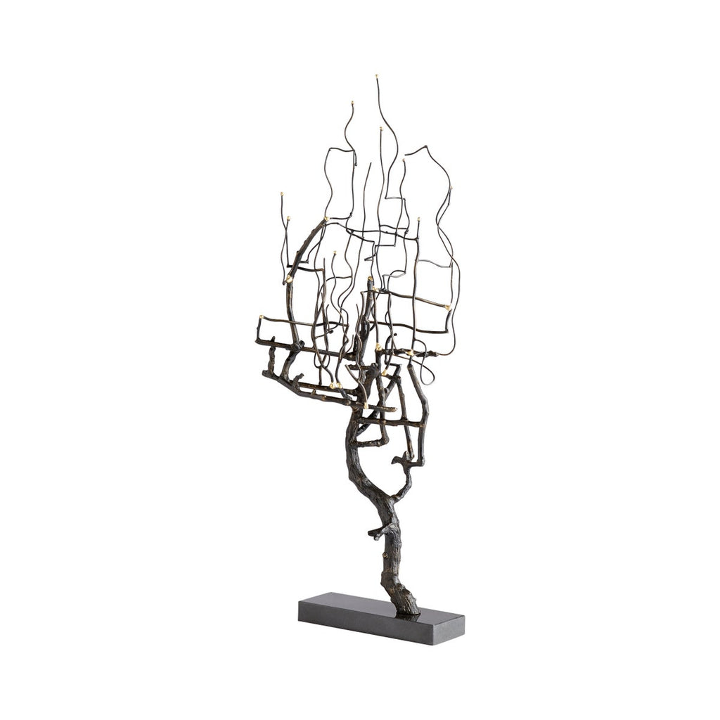 Wi Lighting Sculpture, Brass