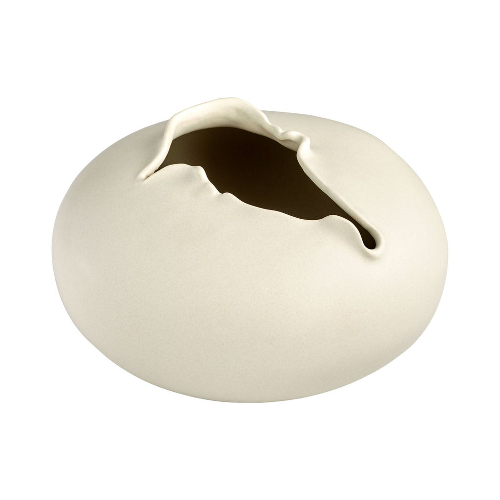 Tambora Vase, White -Large