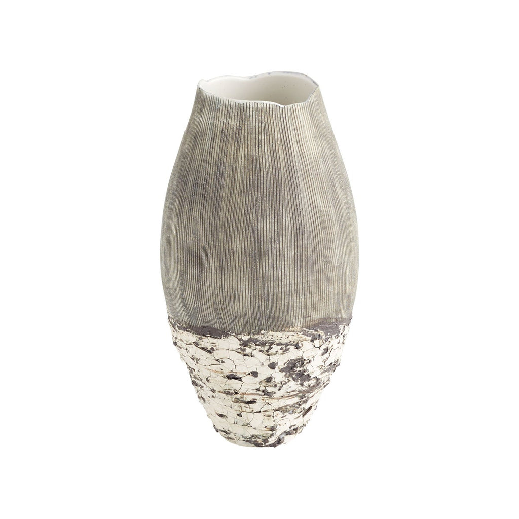 Calypso Vase, White - Medium