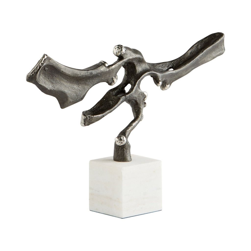 Rivulet Sculpture, Bronze, White