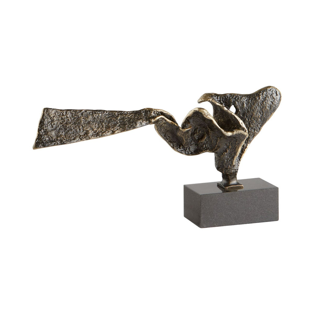 Squall Sculpture, Bronze, Black