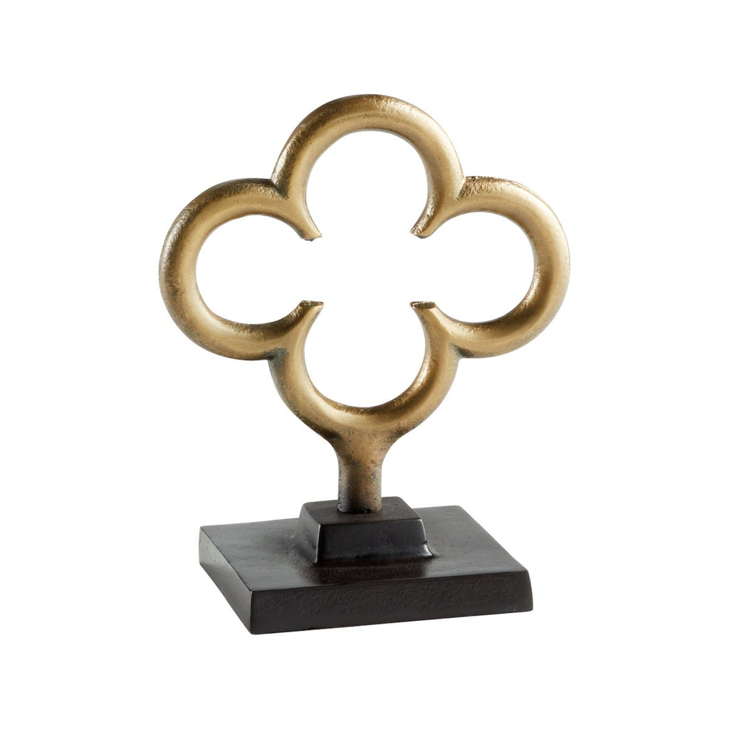 Folium Sculpture, Gold- Small