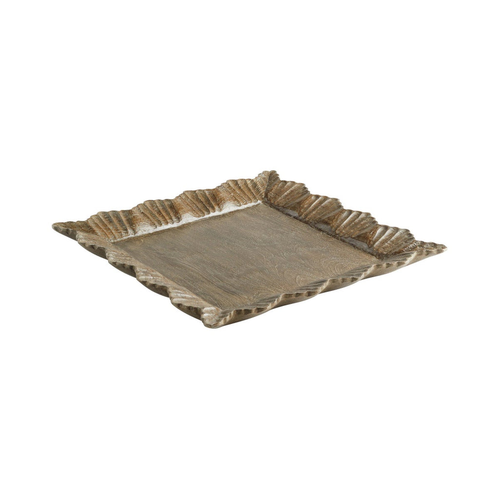 Lorenza Tray, Brown-Large