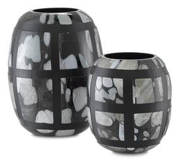 Schiappa Glass Vases Set of 2