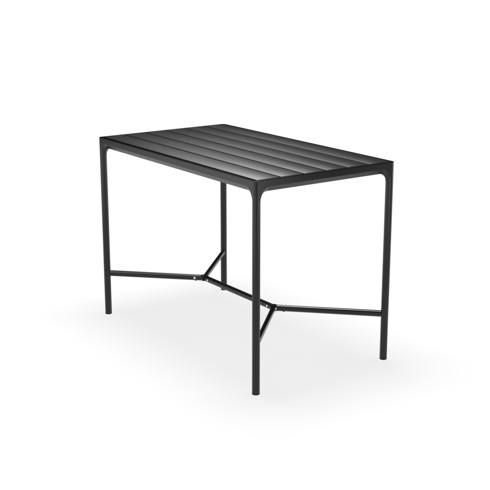 Four Bar Table - 160 X 90 Cm - Black
