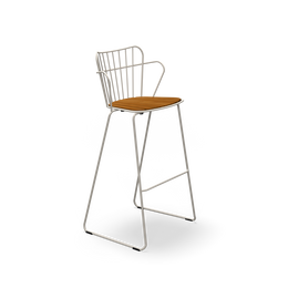 Paon Bar Chair - White, Set of 2