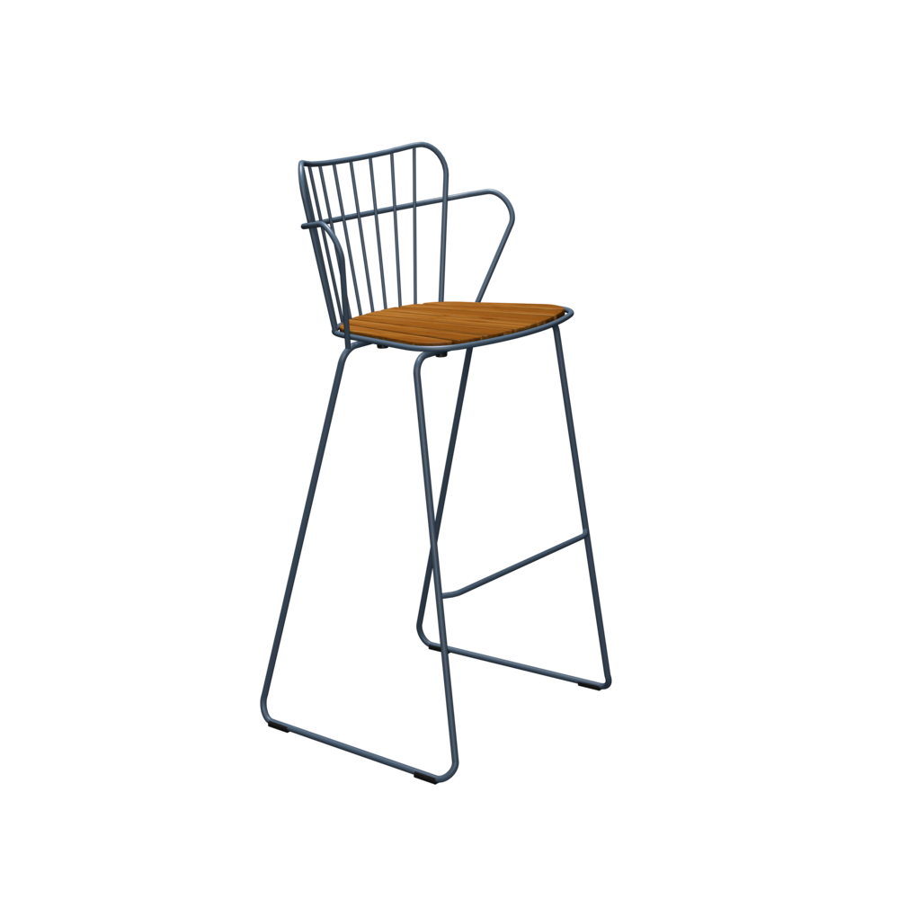 Paon Bar Chair - Midnight, Set of 2