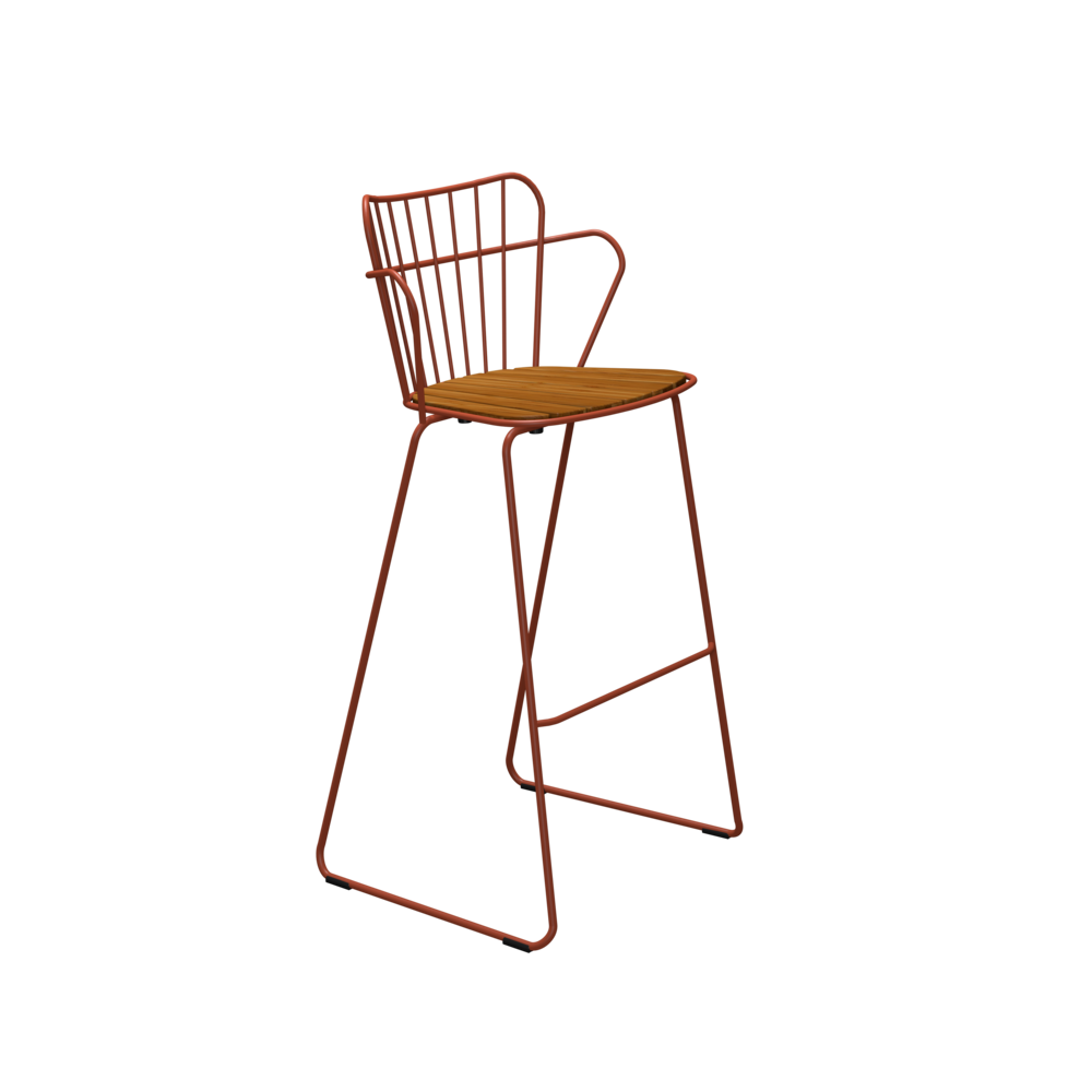 Paon Bar Chair - Paprika, Set of 2