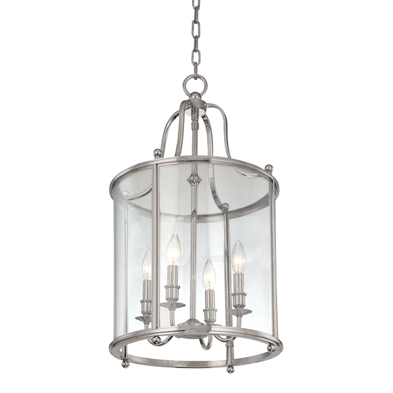 Mansfield Pendant 26" - Polished Nickel