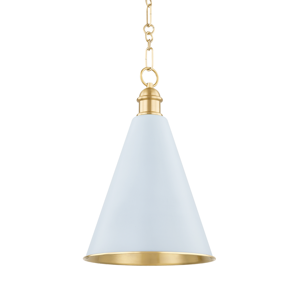 Fenimore 1 Light Pendant - Soft Blue