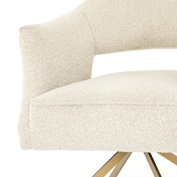 Adara Desk Chair-Knoll Natural by Four Hands