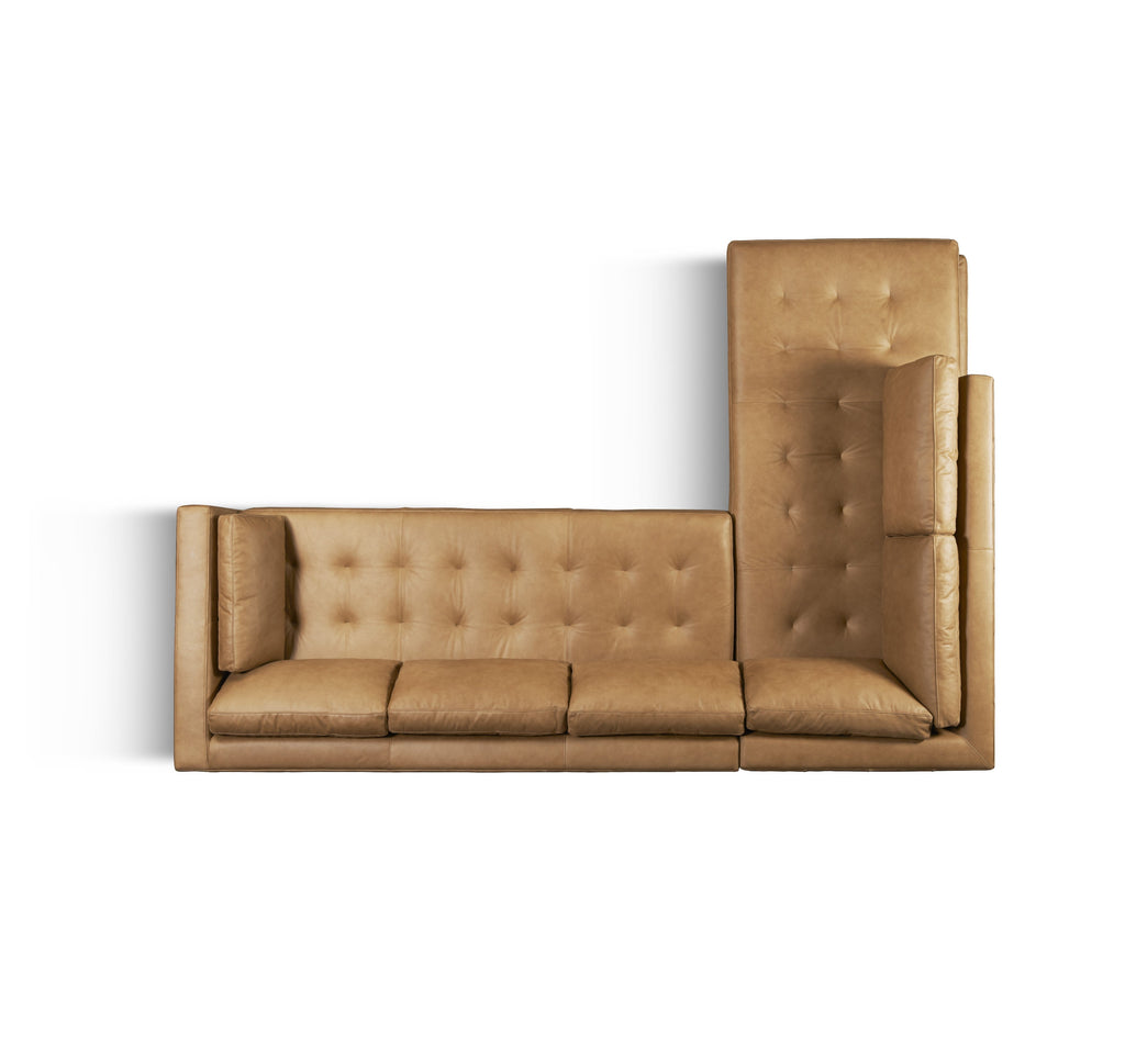 Goldenrod Arm Left Sectional