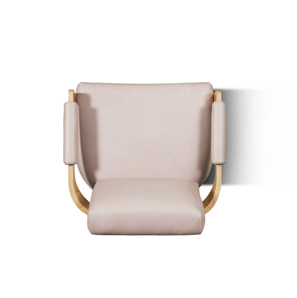 Kervella Chair, Blush, White Oak