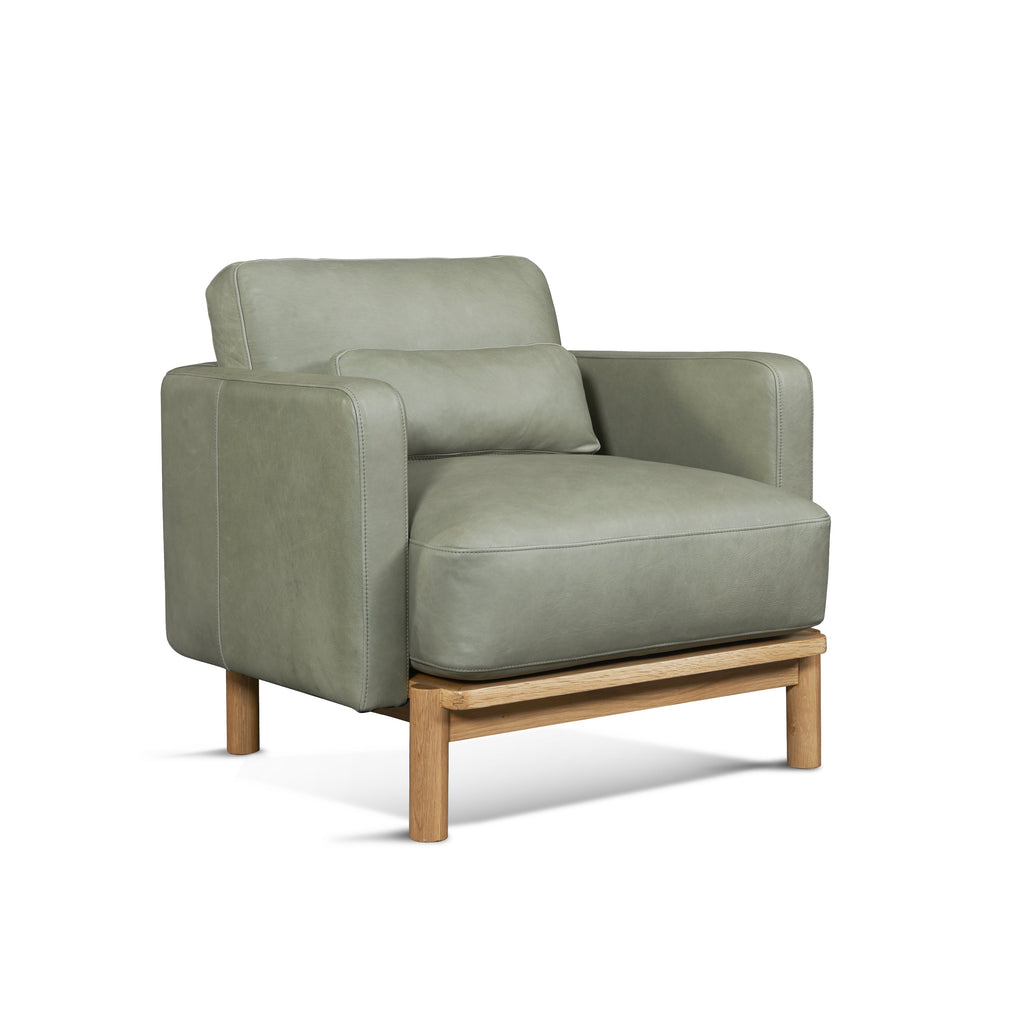 Margot Chair, Meadow, White Oak