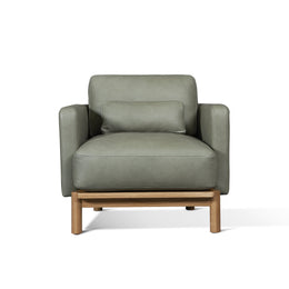 Margot Chair, Meadow, White Oak