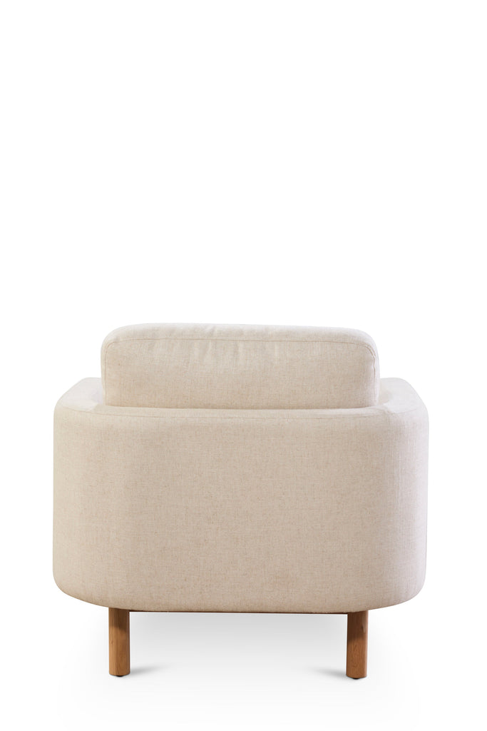 Margot Chair, Creme, White Oak